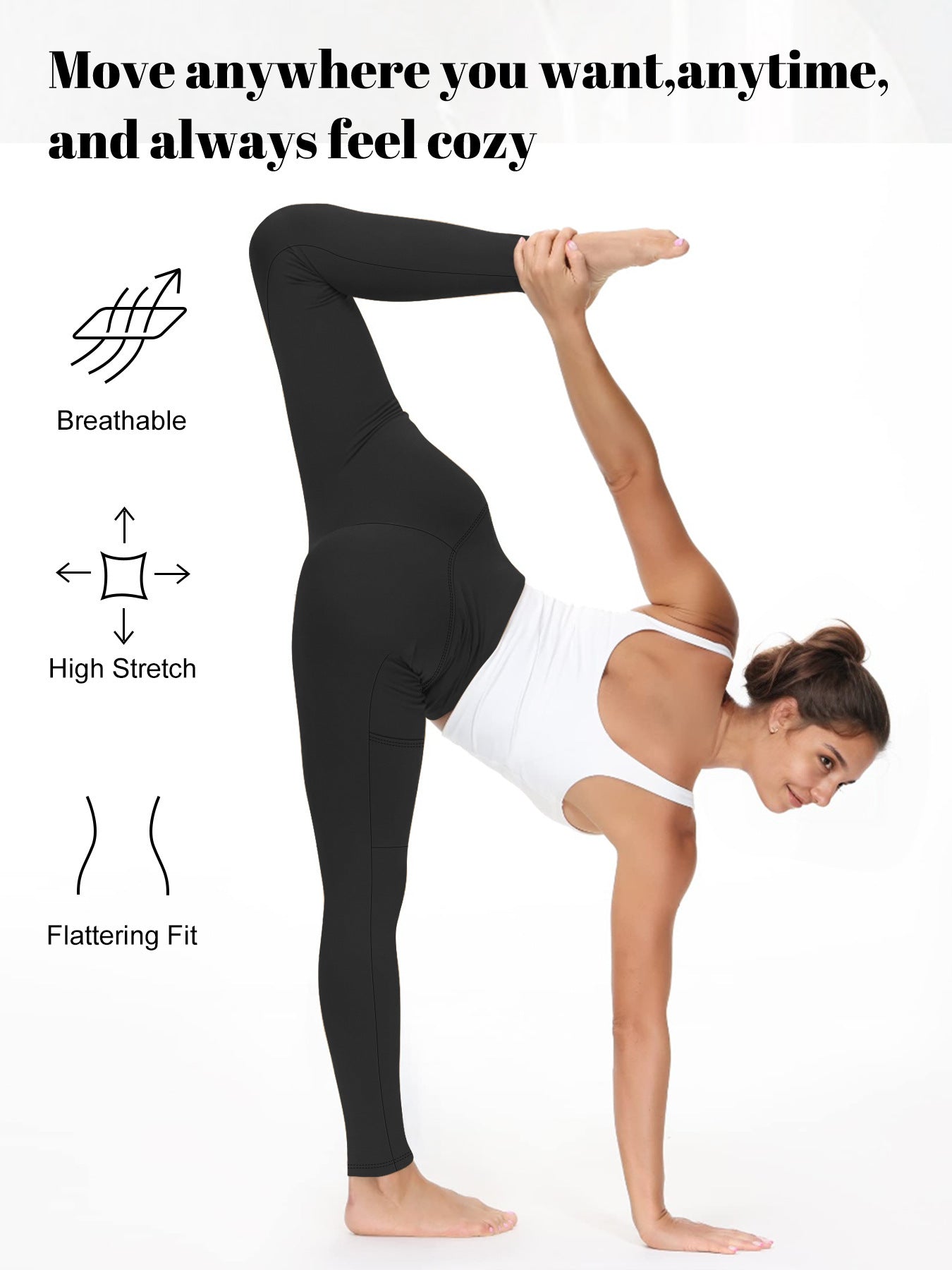 2025 Anti-Cellulite Compression High Waist Slim Leggings With Pockets