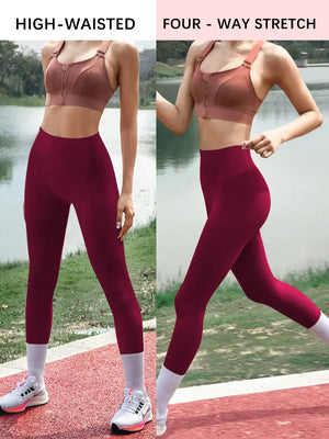 2025 Anti-Cellulite Compression High Waist Slim Leggings With Pockets