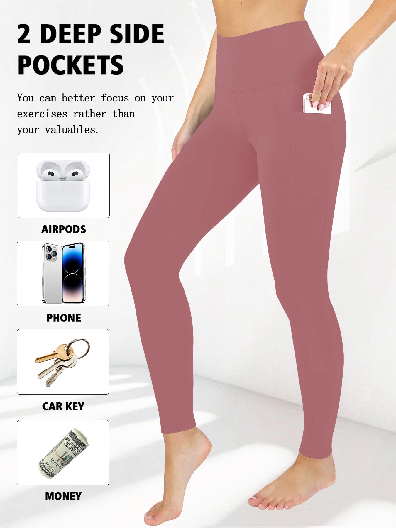 2025 Anti-Cellulite Compression High Waist Slim Leggings With Pockets