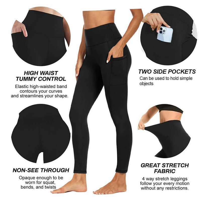 2025 Anti-Cellulite Compression High Waist Slim Leggings With Pockets