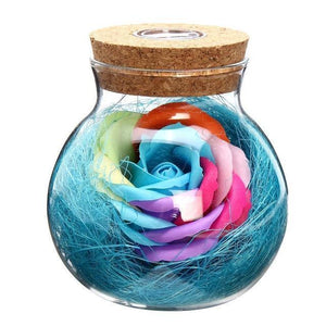 Bloom - LED Rose Bottle Lamp